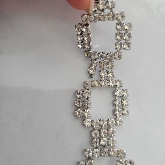 ZARA Blue Open Back Jewel Chain Satin Maxi  Dress 0387/197/490 -  M - Picture 6 of 9